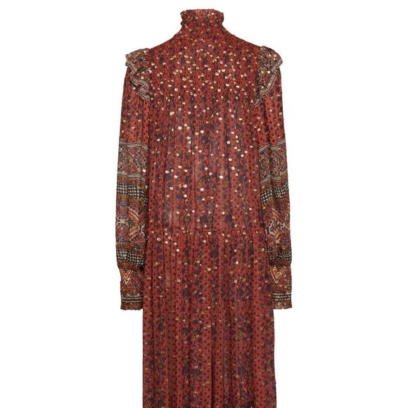 Ulla Johnson Constantine Floral-Print Silk-Blend Maxi Dress - Picture 5 of 6